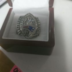 Size 12 New England Patriots Stainless Steel Championship Ring 