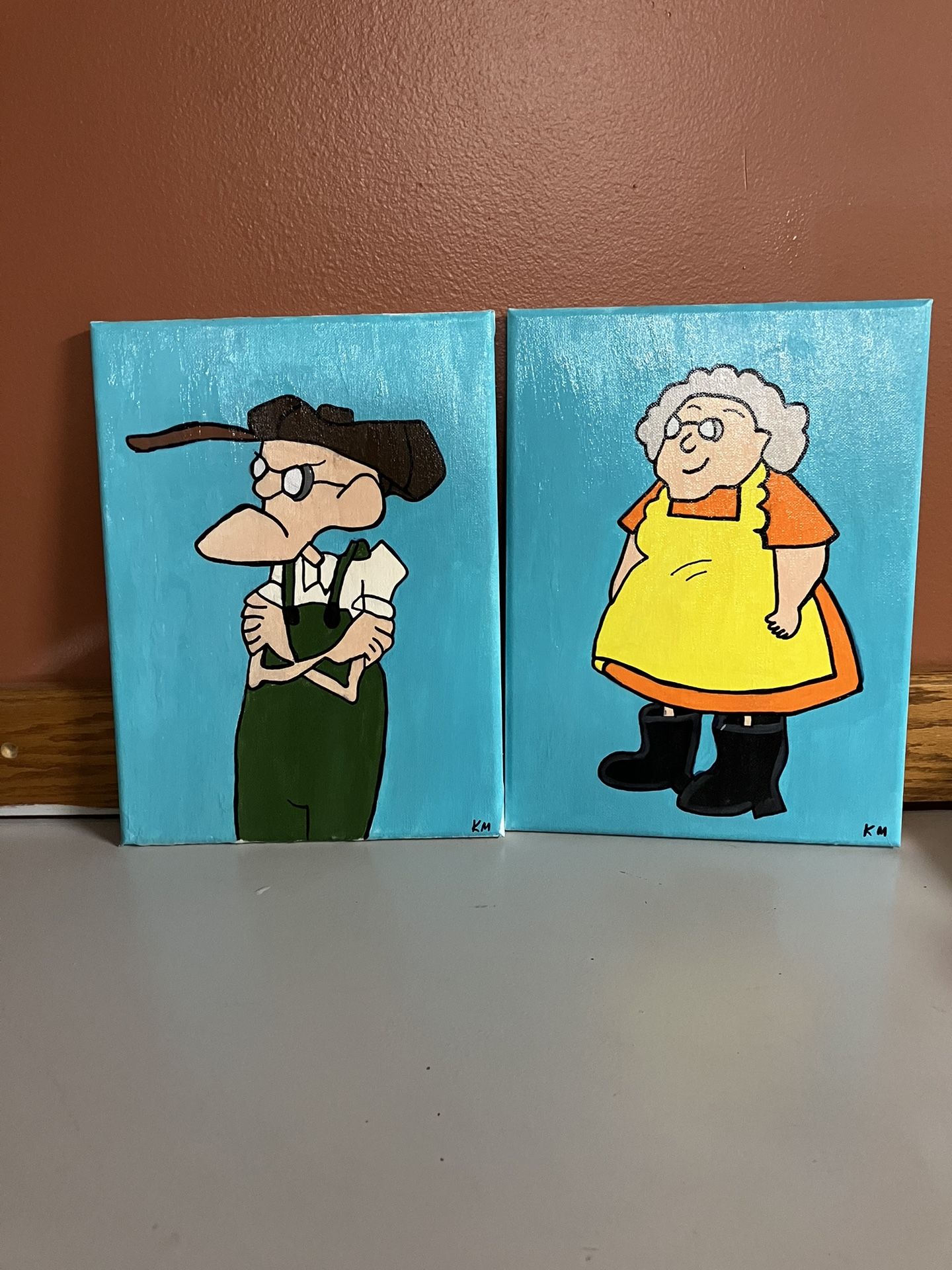 Courage Paintings Set Of Two