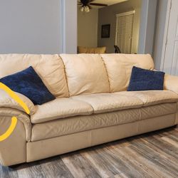 Real Leather Couch