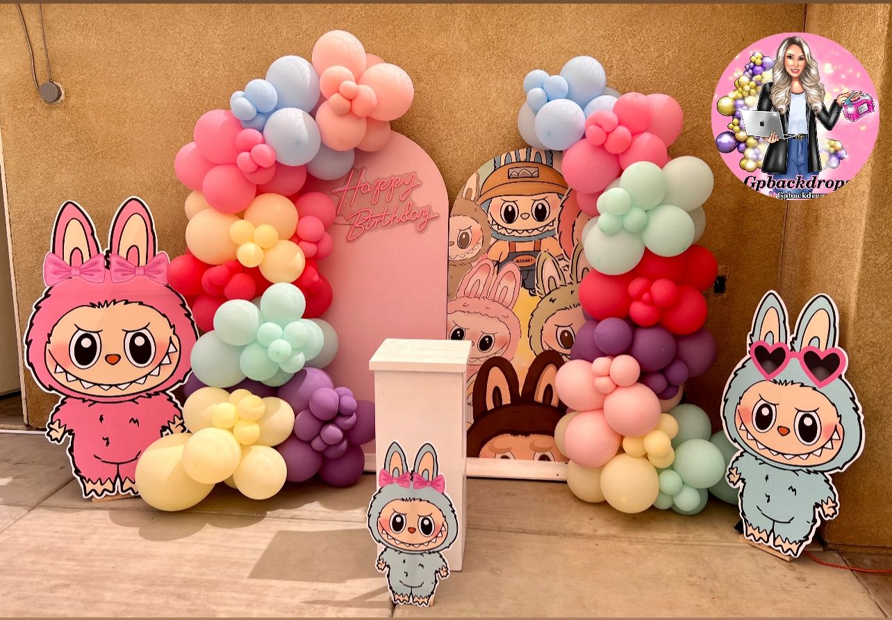 Labubu Backdrop