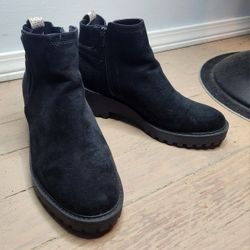 Black Suede Boots
