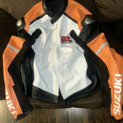 Suzuki GSXR Leather racing jacket 