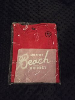 American Beach Whiskey Red T-Shirt Medium
