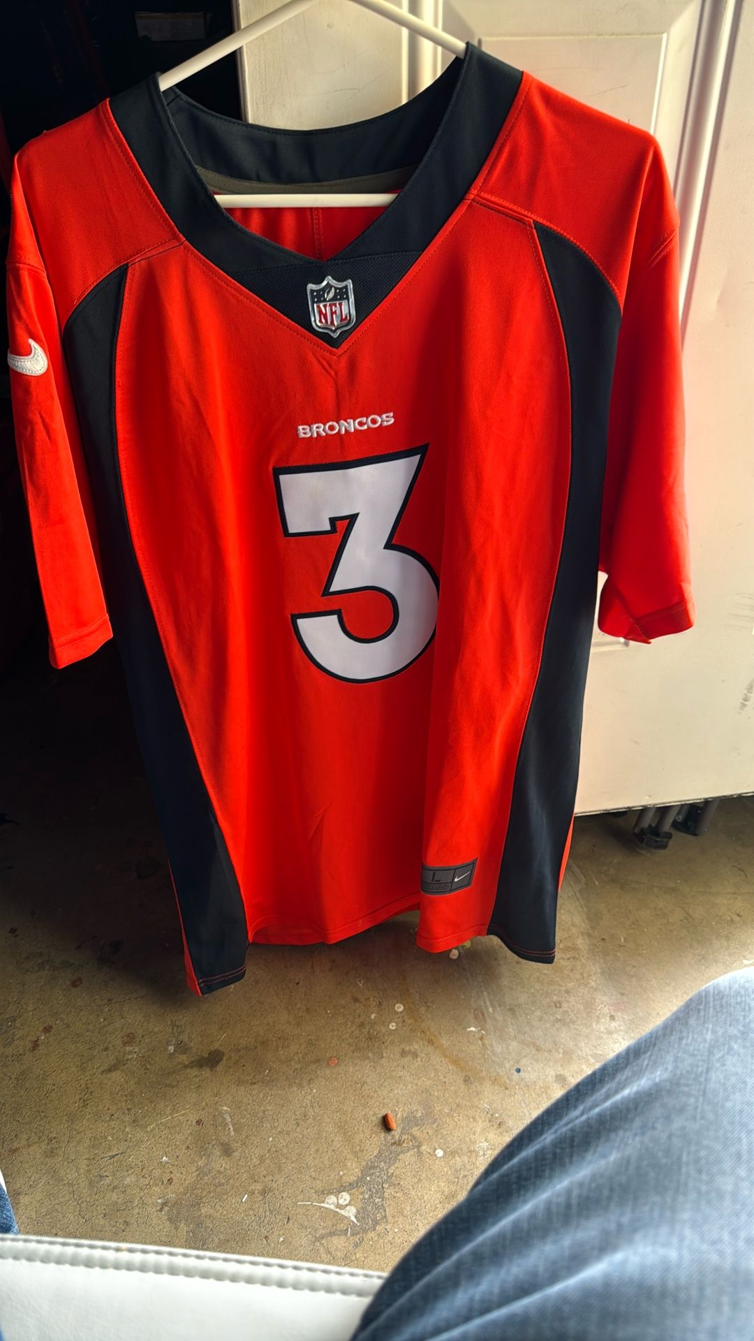 NFL BRONCOS RUSSELL WILSON Jersey Great Condition size L $25