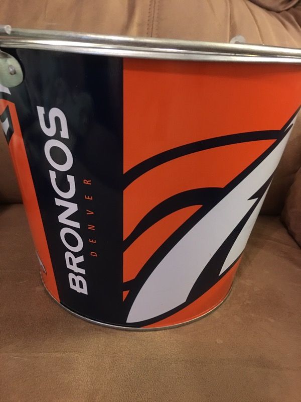 Denver Broncos beer bucket
