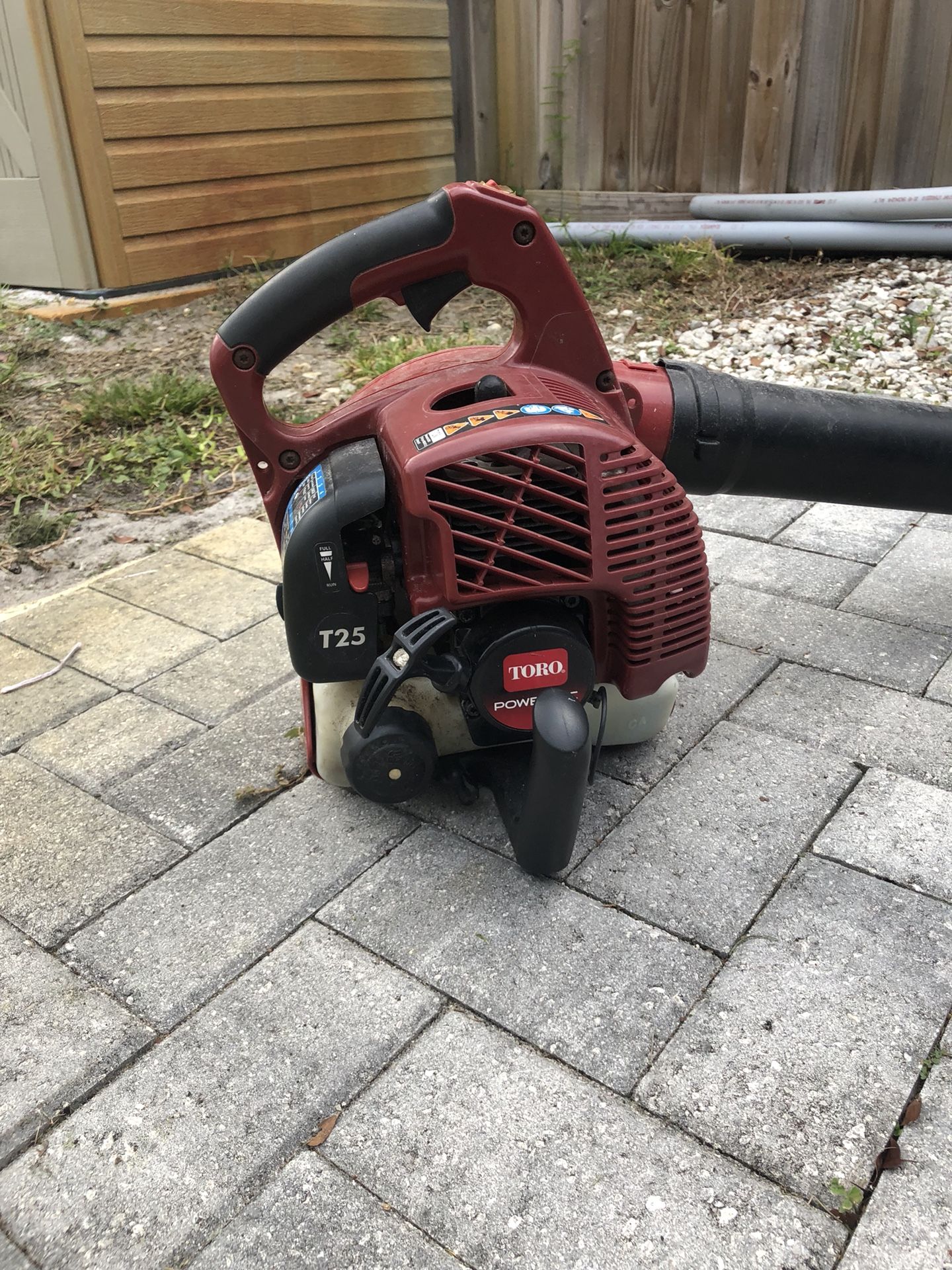 Toro Powervac T25 gas blower