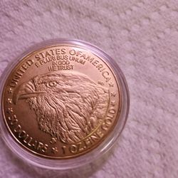 50 Dollars gold coin