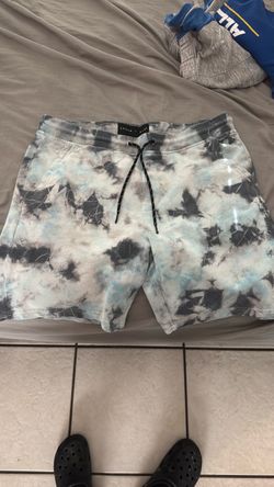 Tie dye shorts