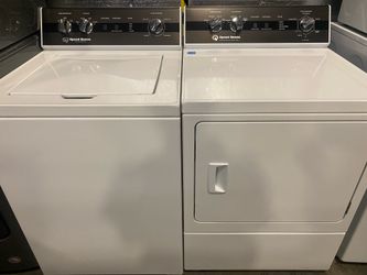 SPEED QUEEN XL CAPACITY WASHER and DRYER SET ELECTRIC