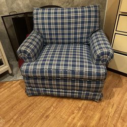 Confortable Chair Sofá Color Blue