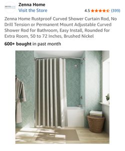 Curved Shower Curtain Rod 