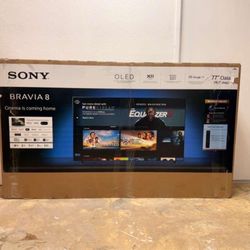 K77XR80CB 77” Sony Bravia 8 smart 4k Oled tv 