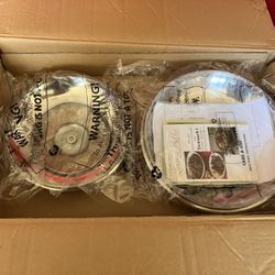 LORENA BELLA 6PC TECHNOLON+ CERAMIC NON STICK COOKWARE SET Casserole Open Fry PAN ‼️ Available In OLIVE GREEN Or RED ‼️