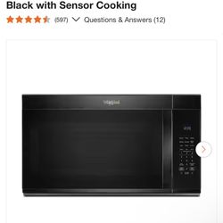 Brand New In Box Whirlpool OTR Microwave 