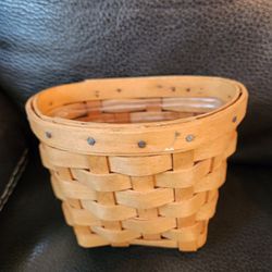 Longaberger Small Hanging Basket With Liner 