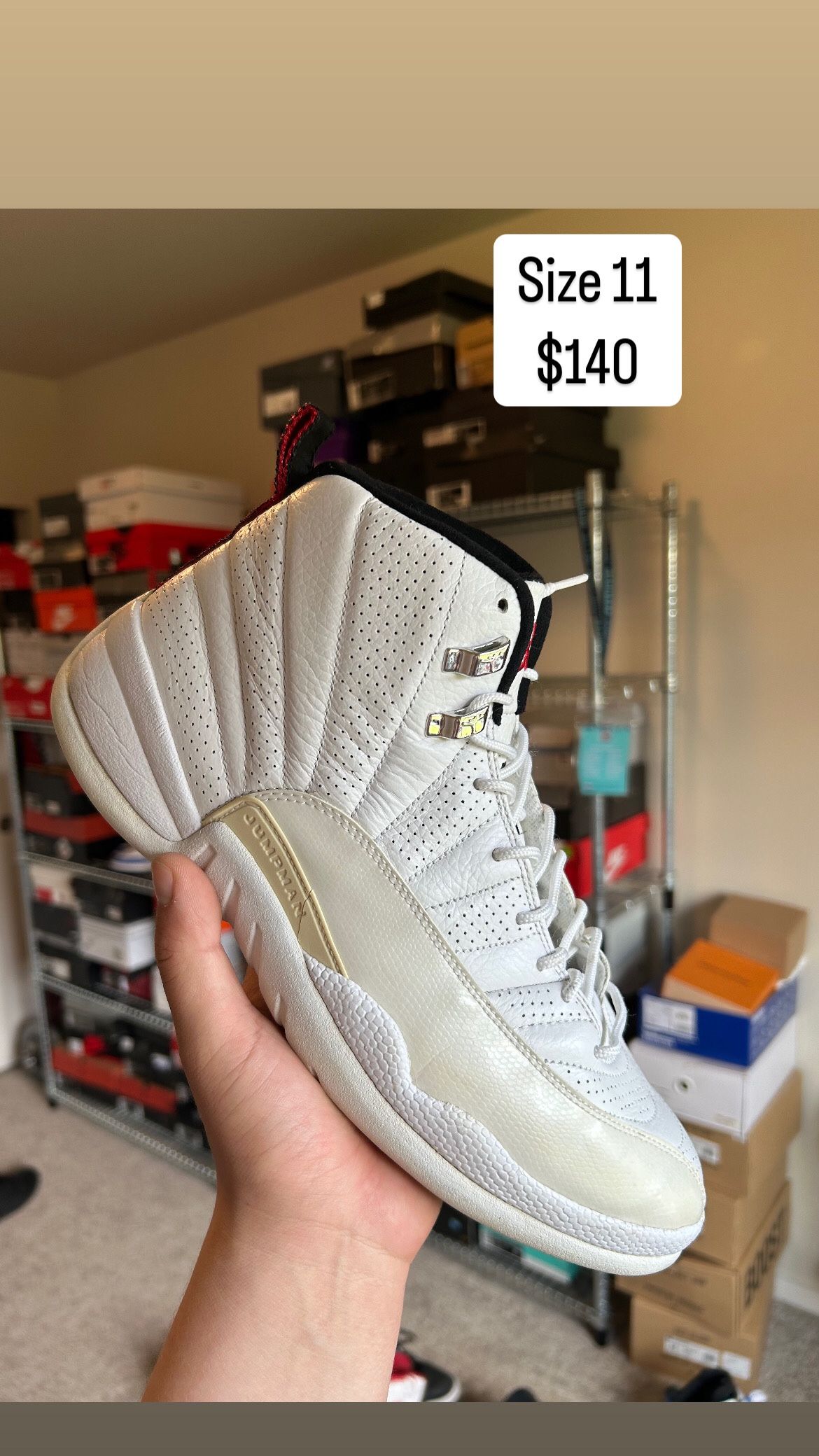 Jordan 12 Rising Sun Size 11
