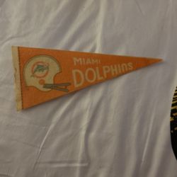 Vintage Miami Dolphins Pennant