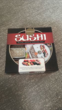 Complete Sushi Book, DVD and serving Kit