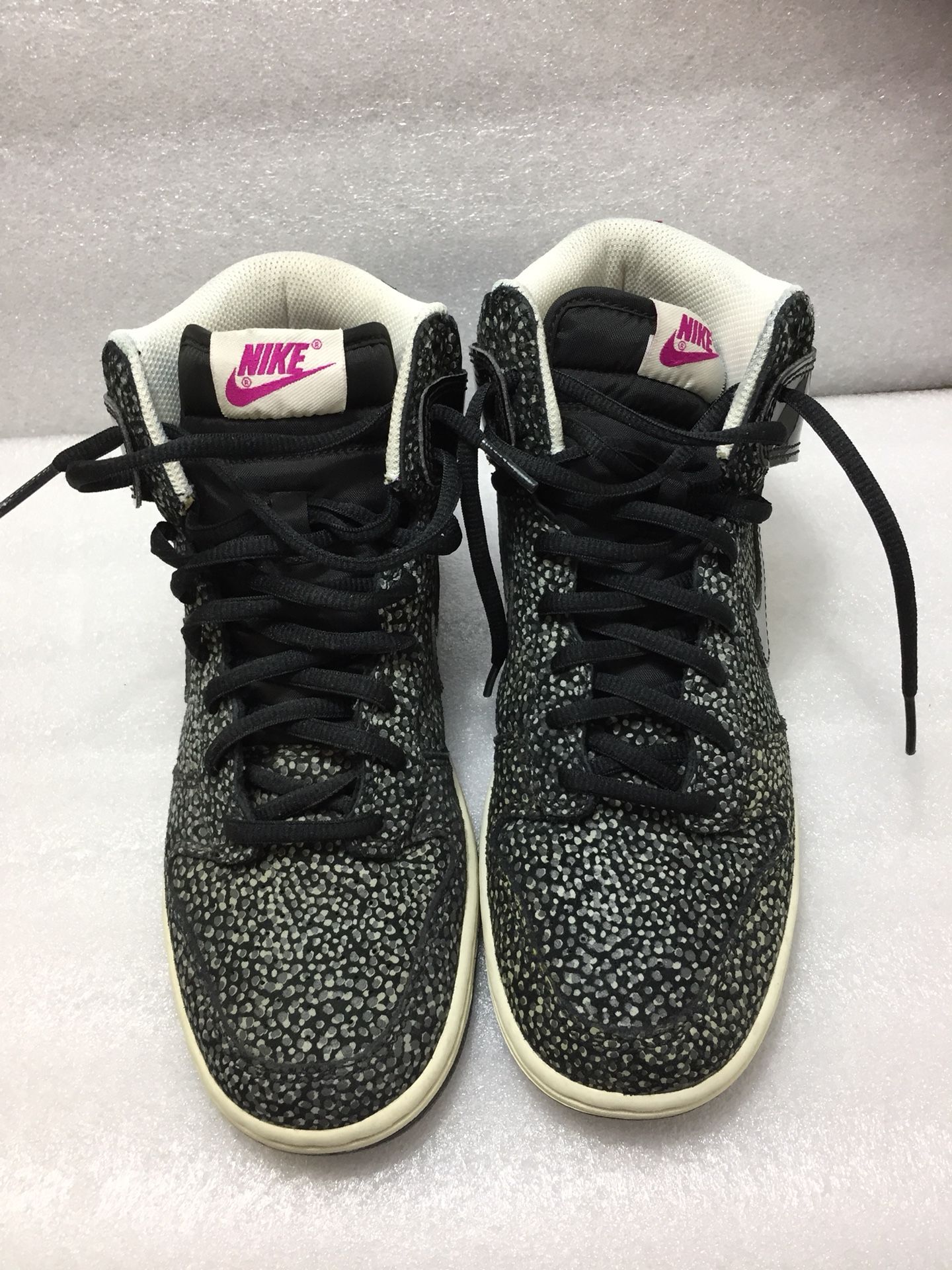 Nike Women’s Dunk HI Skinny Print black/gray