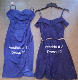 Two Blue Formal Dresses Bundle