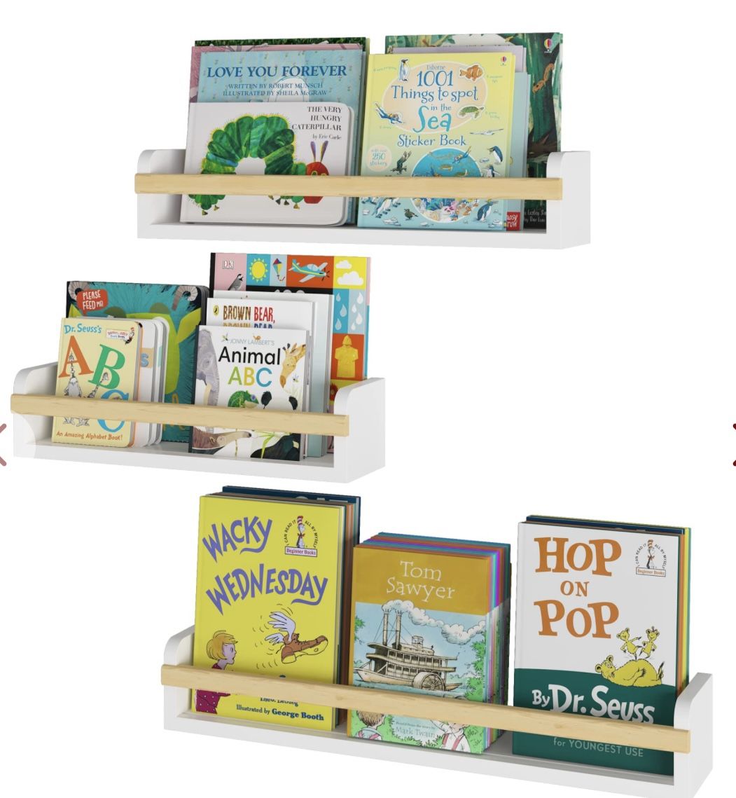 Wall Mount Bookshelves
