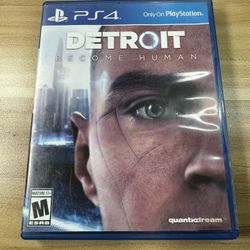 PS4 Detroit Become Human