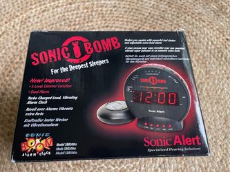 ‘Sonic Bomb’ Alarm clock (w/ Bed Shaker)