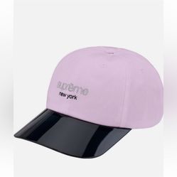 Supreme Cap With Blue Translucent Bill NWOT