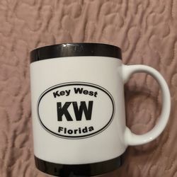 GiftDepot KW (Key West) Mug 11 oz (325 ml) Ceramic Mug