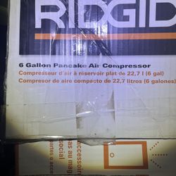 🧰 Ridgid 6-Gallon Pancake Air Compressor – Brand New, In Box
