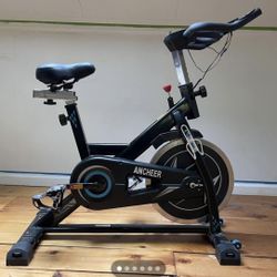 Exercise equipment: ANCHEER Stationary cycling Bike