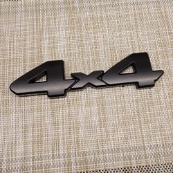3D 4x4 Emblem Toyota Tacoma Tundra Mate Black