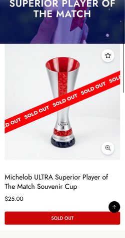 Michelob ULTRA Superior Player of The Match Souvenir Cup