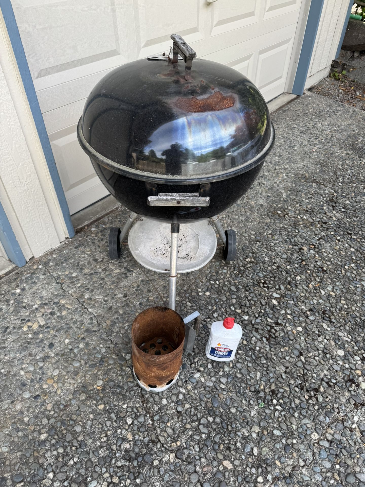 22” Weber Charcoal Bbq Grill