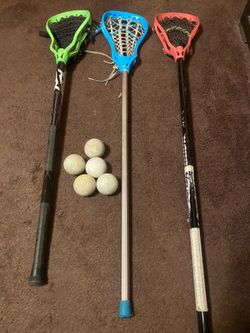 Lacrosse Sticks & Balls $10 each