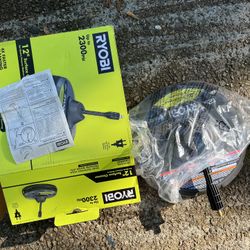 RYOBI 12 in. 2,300 PSI Electric Pressure Washers Surface Cleaner used 10