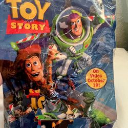Vintage 1995 Toy Story Double Sided Puzzle On Video Woody & Buzz