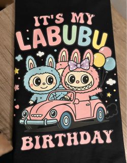 Labubu custom birthday t shirt