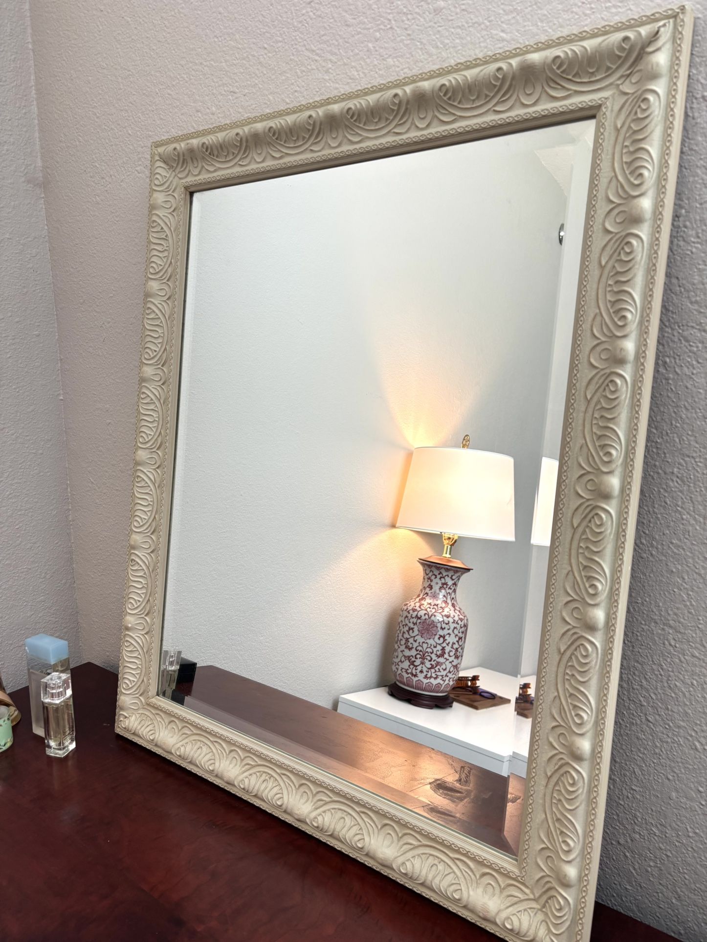 Wood Carved Mirror For Sale