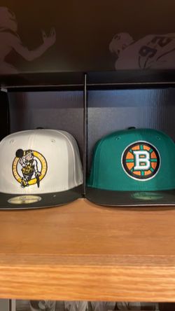 New Celtics and Bruins crossover baseball caps size 7