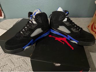 Jordan’s retro 5 Racer blue