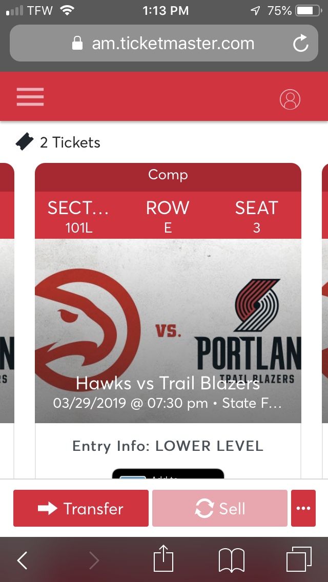 Hawks tickets