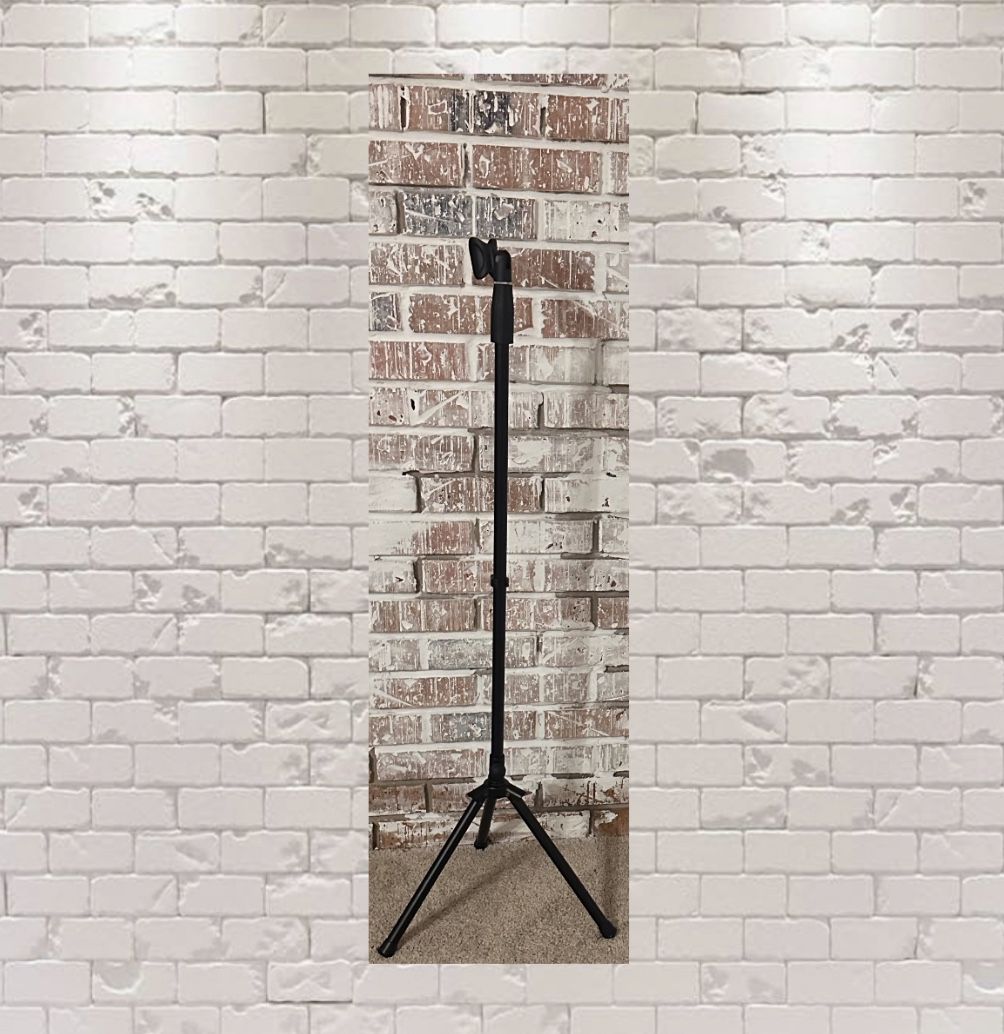 Microphone Stand Black Adjustable Straight 70” Max Height