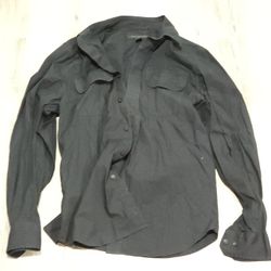 Black Express Dress Shirt - Medium - Check My Other Ads For More Dress Shirts