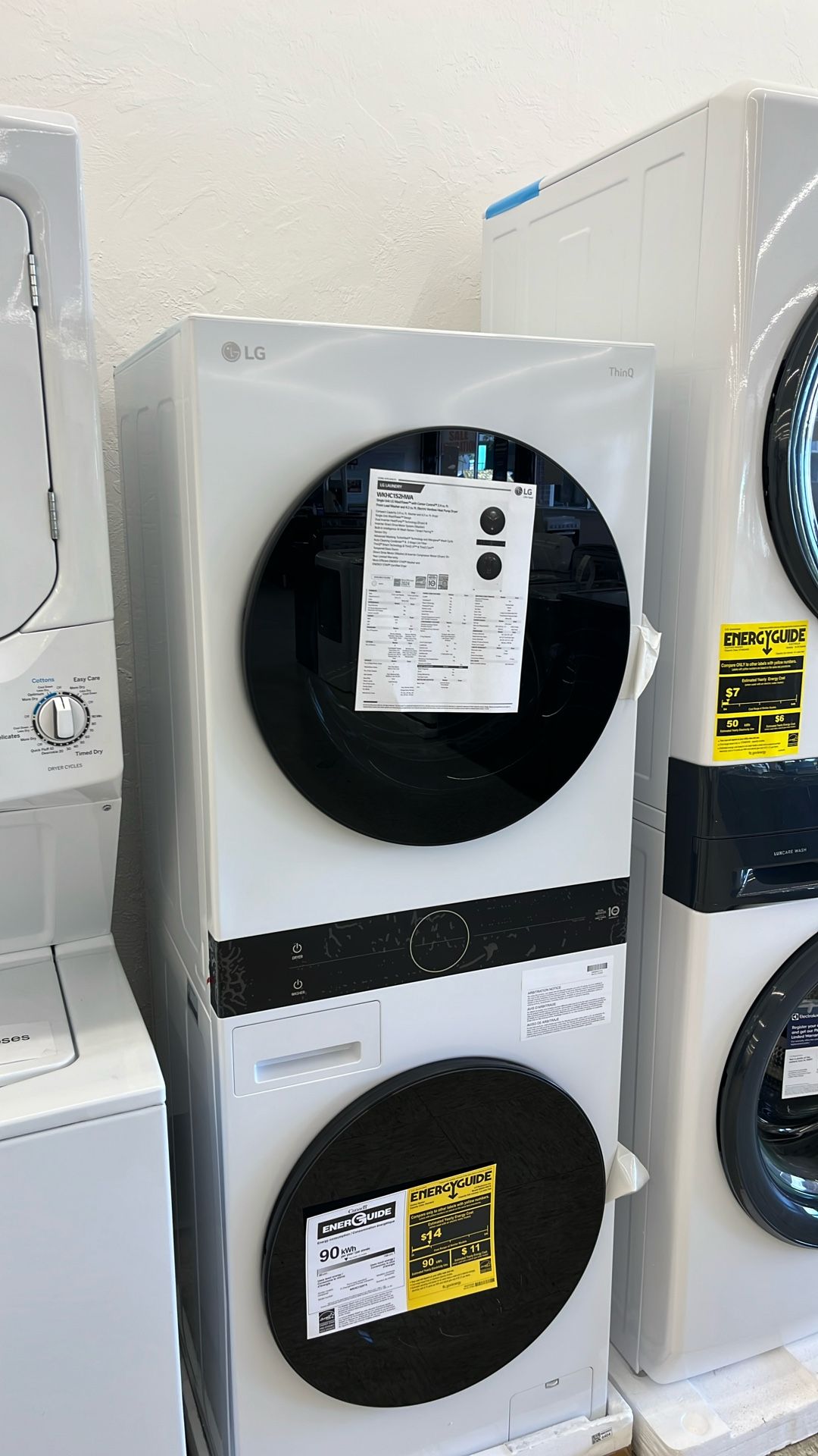 New 24” LG Tower Washer And Dryer- Financing Available With $10 Down
