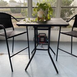 Counter height Table & 2 Chairs 