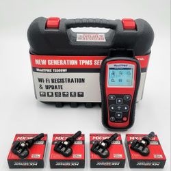 Autel TS508WF TPMS Diagnostic Tool With Free Updates And 4x MX-sensors.