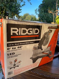 Ridgid 12” Dual Bevel Miter Saw