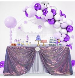 Iridescence Sequin Tablecloths Shiny Mermaid Tablecloth Rectangle Fabric
Table Cloths Iridescent Party Decoration Birthday Bridal Wedding Manteles Pa