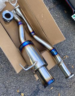 350z/G35/G37 Anodized Single Exit Exhaust, 350z Parts, G35 Parts, Q50 Parts, G37 Parts 